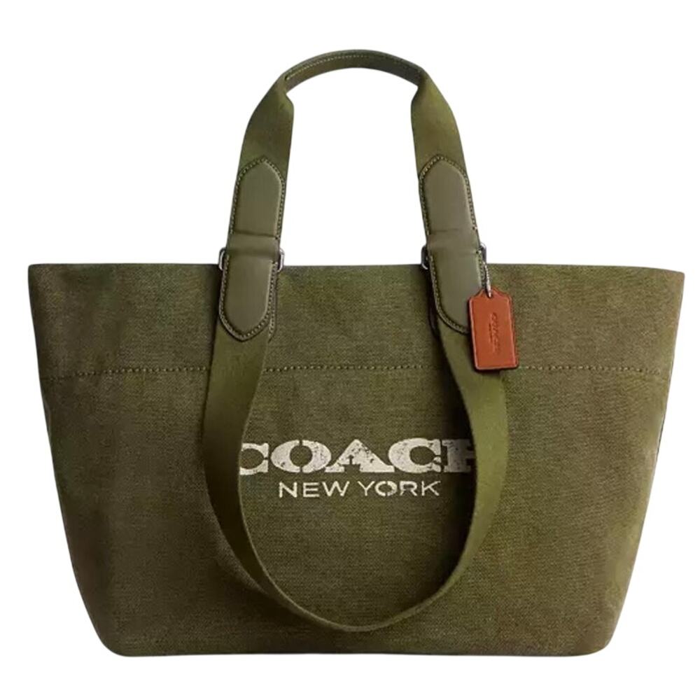 Coach Tour Tote in Green NWT